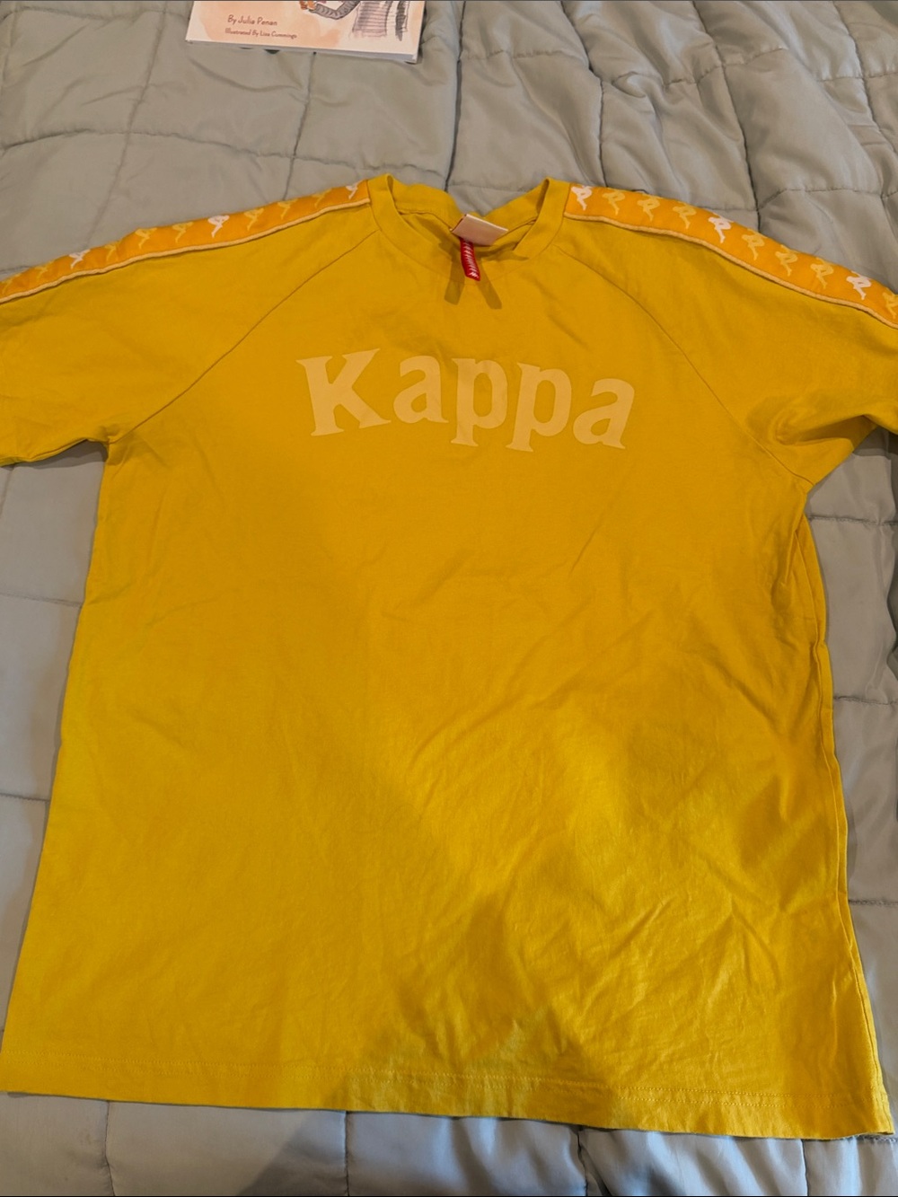 Kappa Yellow Logo Short Sleeve Tee
